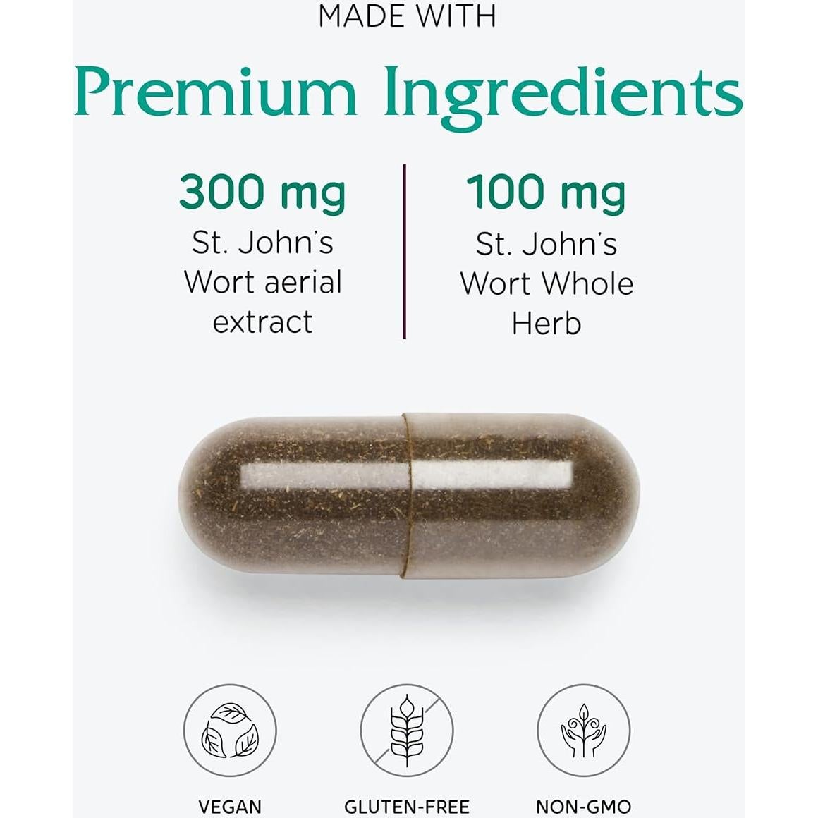 Cápsulas de Hierba de San Juan Vitanica 300mg - 90 Unidades