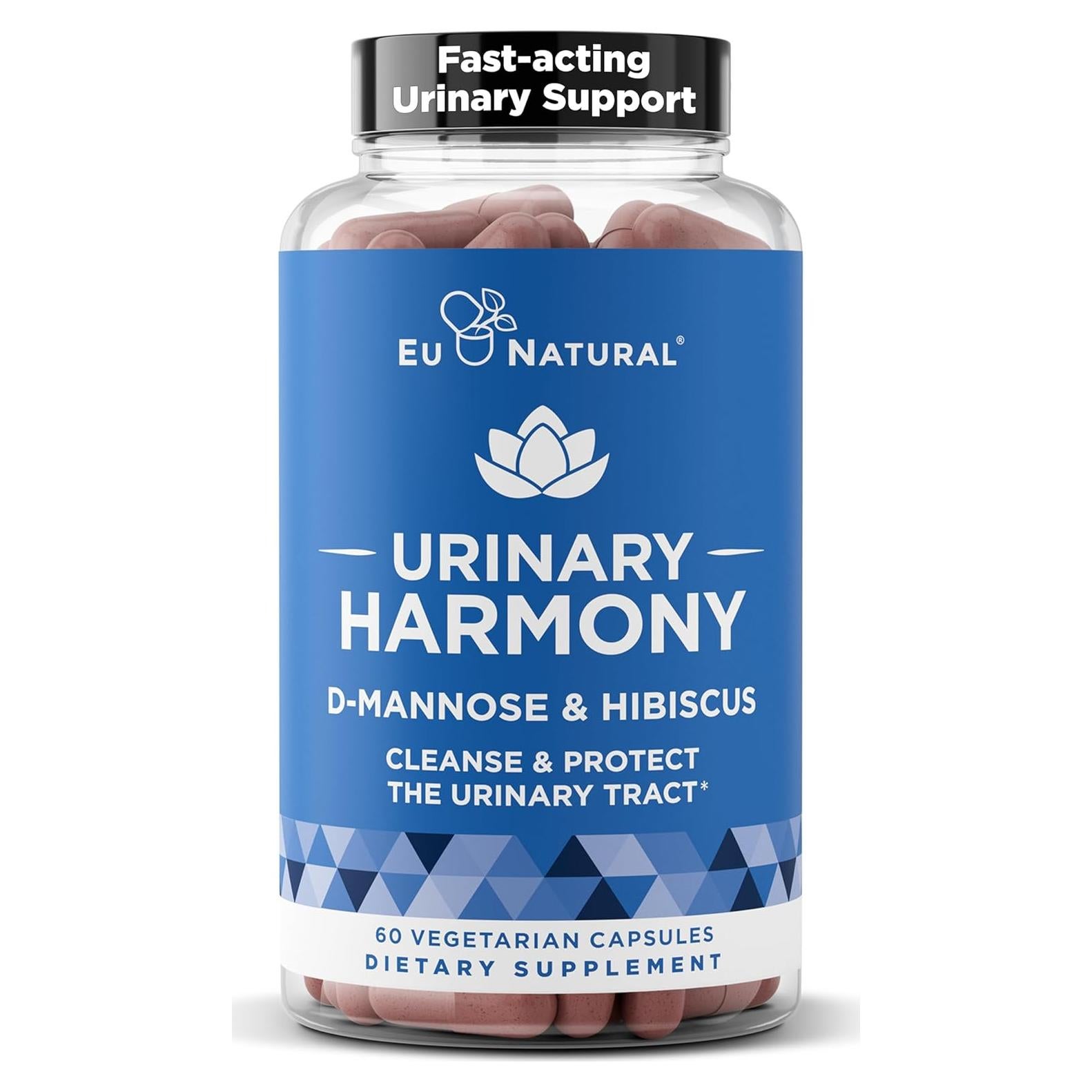 Suplemento D-Mannose Urinary Harmony 60 Cápsulas Salud Urinaria