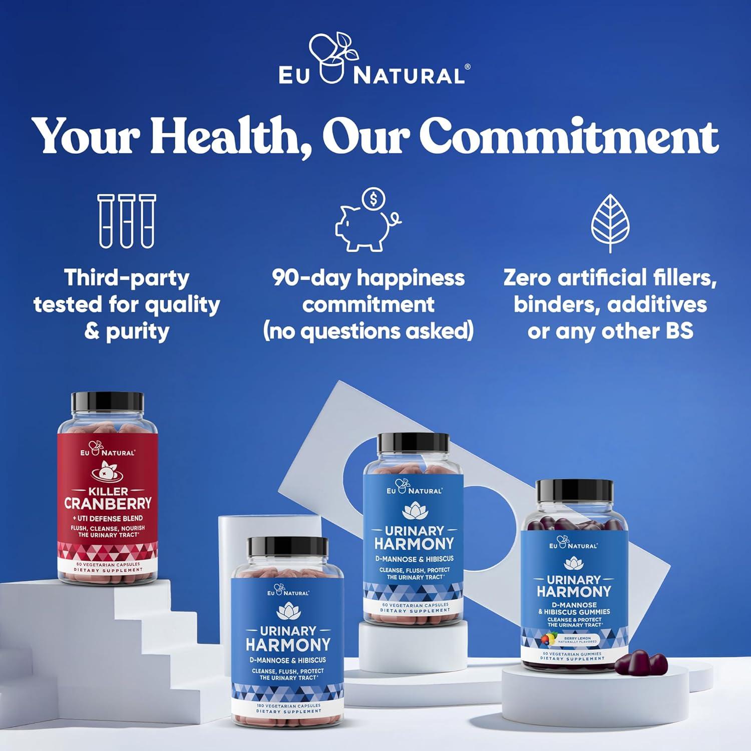 Suplemento D-Mannose Urinary Harmony 60 Cápsulas Salud Urinaria