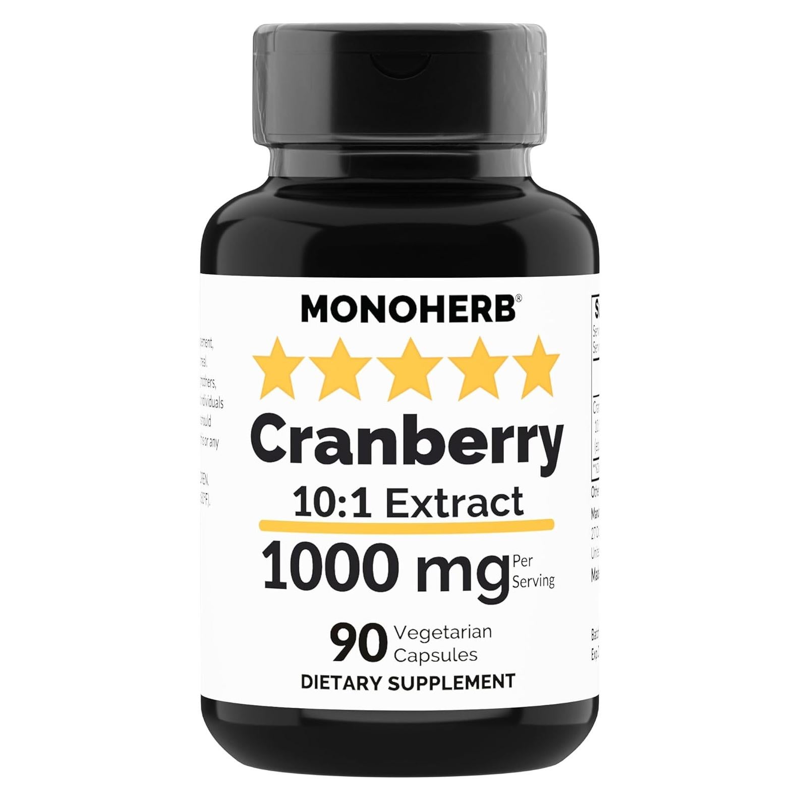 Extracto de Arándano 1000 mg - 90 Cápsulas Vegetarianas