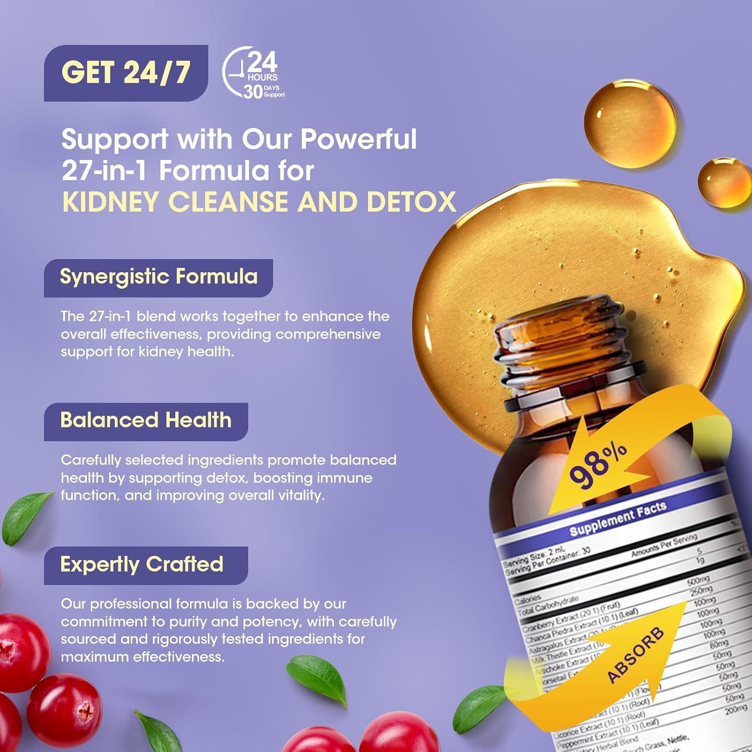 Gotas de Limpieza de Riñón GREENPEOPLE 59 ml - Extracto de Arándano 20:1