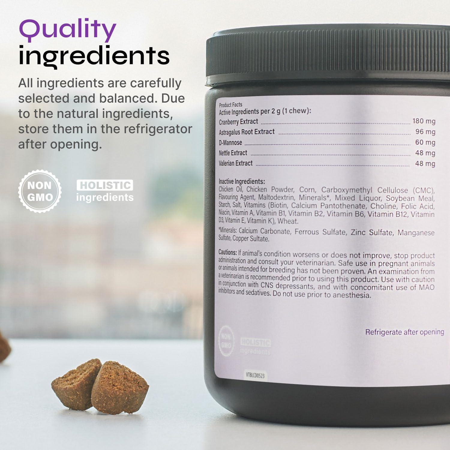 Golosinas de Arándano Vetrica para Salud Urinaria de Perros