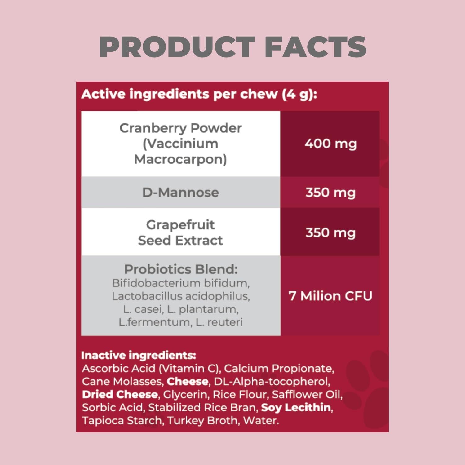 Suplemento Urinario para Perros Mighty Petz Arándano 105g