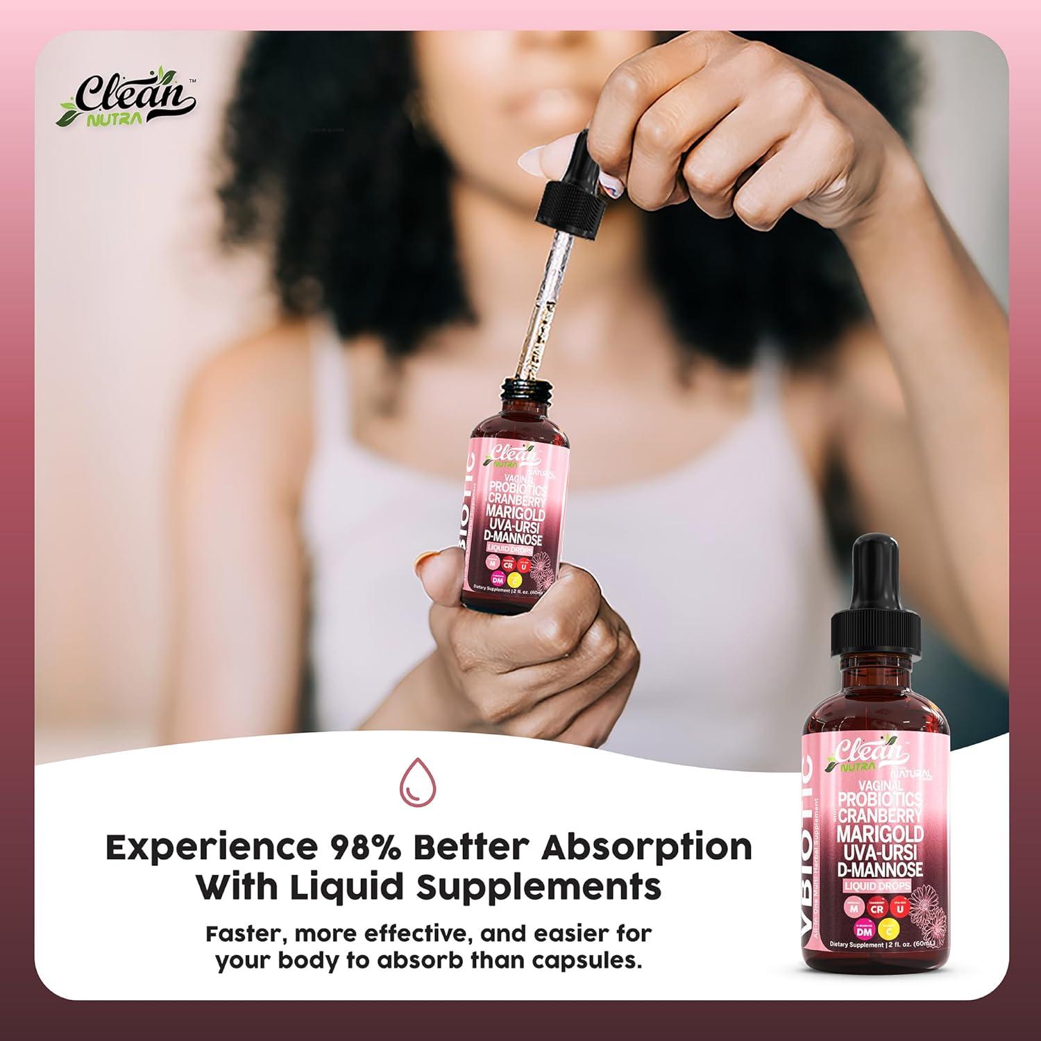 Probiotico Vaginal Clean Nutraceuticals 30ml Arándano D-Mannosa