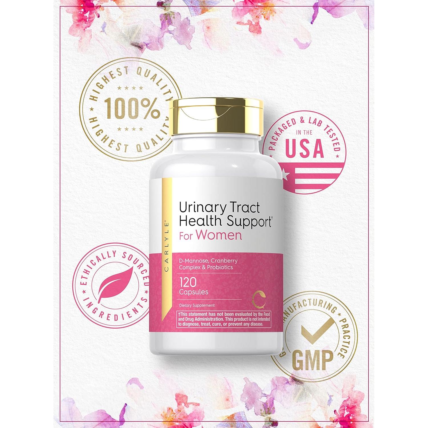 Cápsulas Carlyle Salud Tracto Urinario Mujeres 120 Unidades