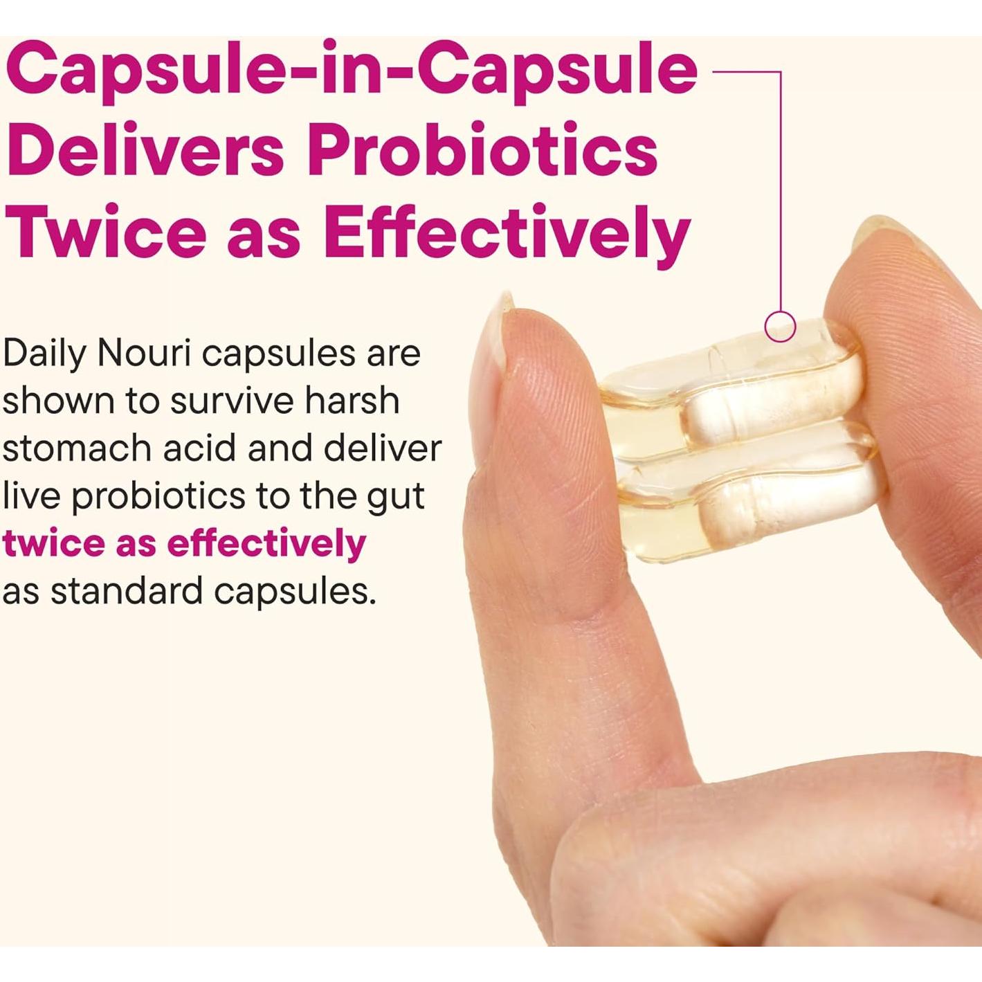 Probiótico Diario Nouri para Mujeres - Salud Vaginal y Digestiva