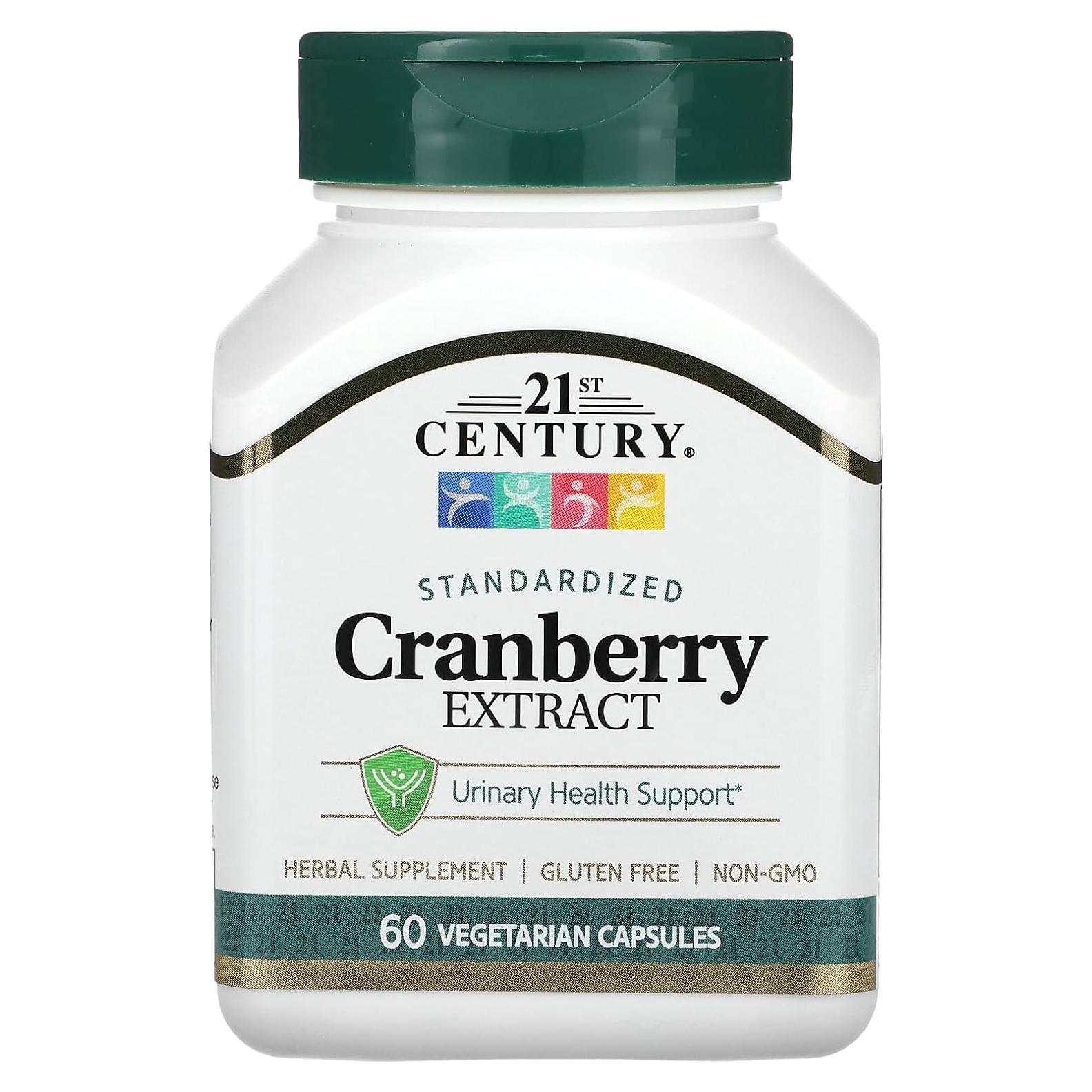 Extracto de Arándano 21st Century 60 Cápsulas Vegetarianas