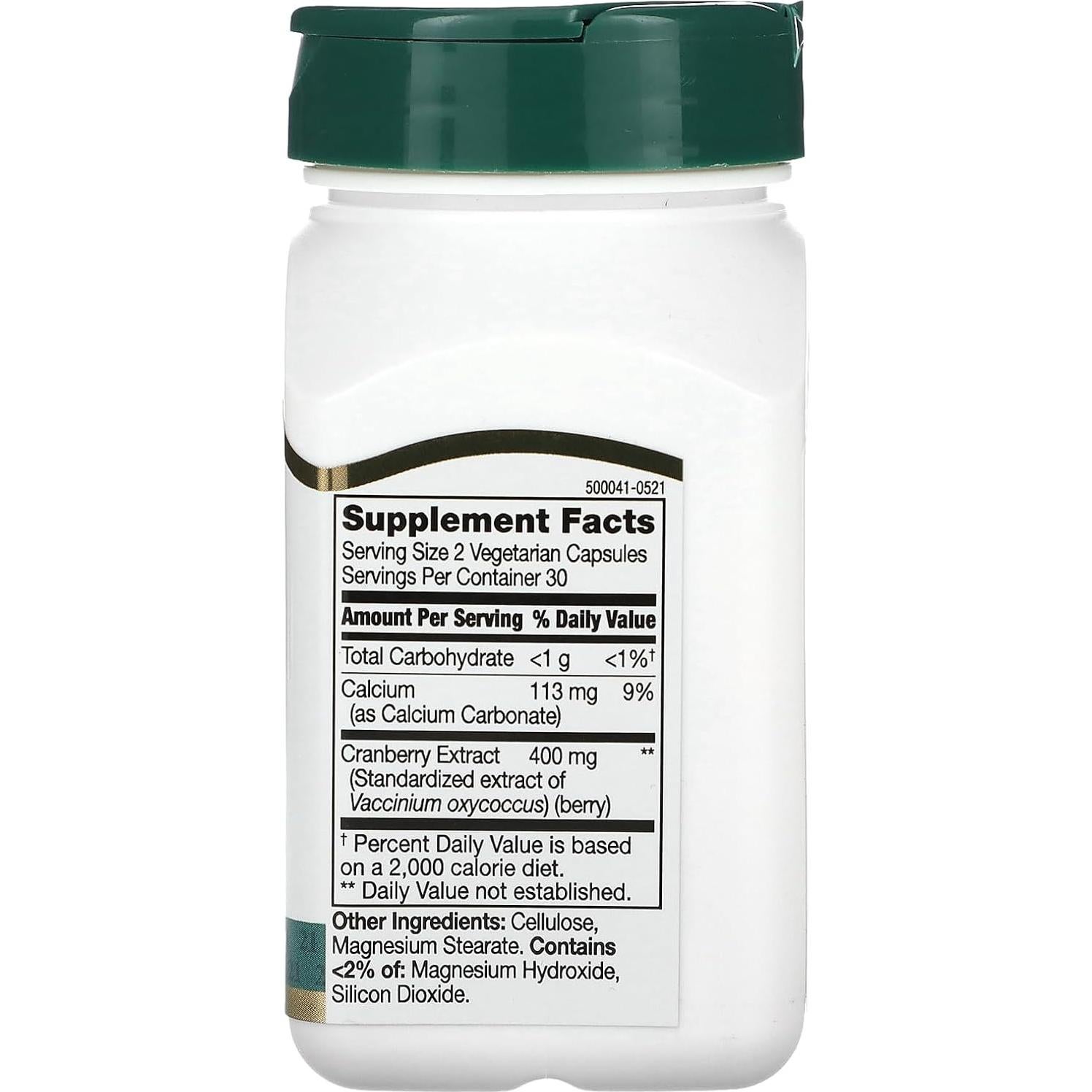 Extracto de Arándano 21st Century 60 Cápsulas Vegetarianas