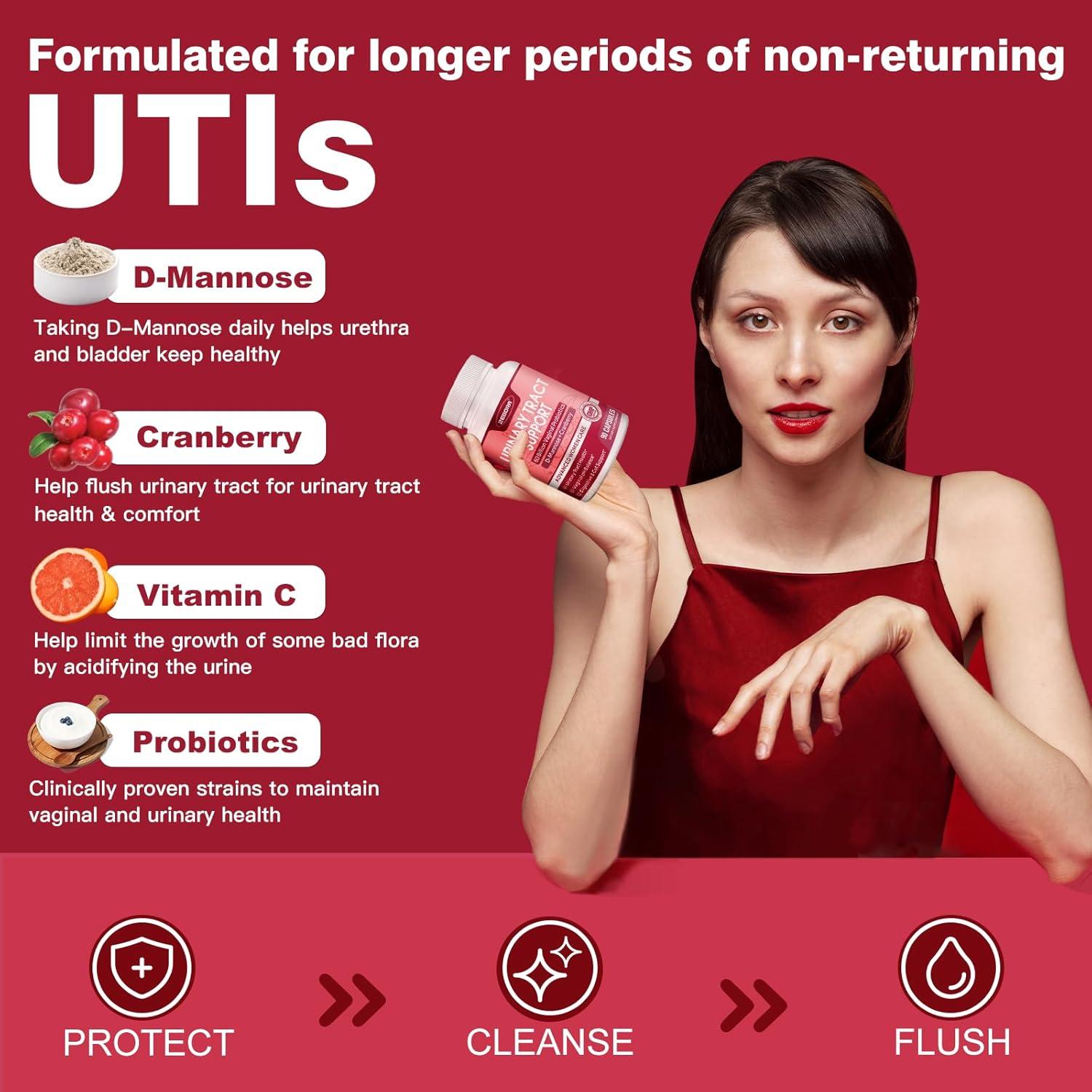 Suplemento Probiotico ZEBORA para Salud Urinaria Femenina - 90 Cápsulas