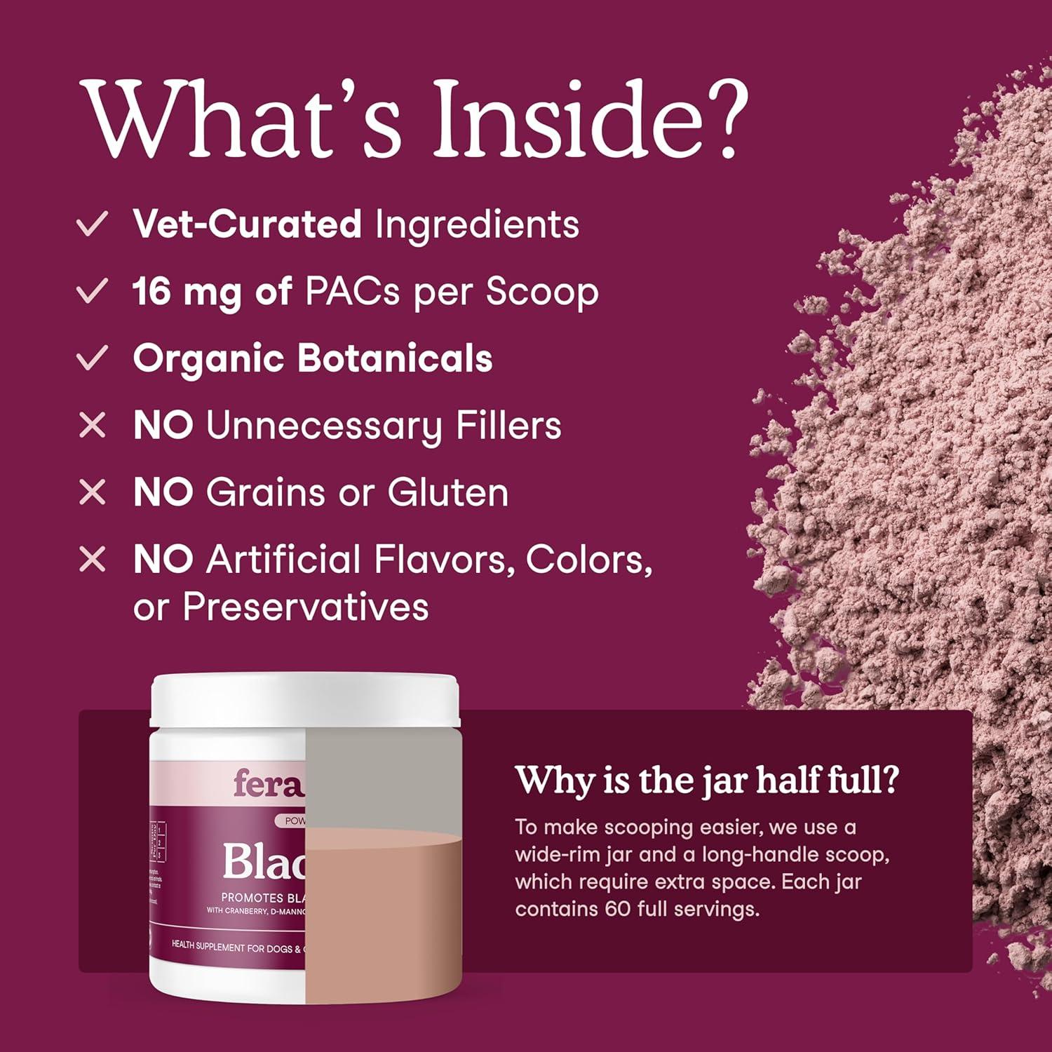 Suplemento de Arándano Fera Pet Organics para Perros y Gatos - 60 Cucharadas