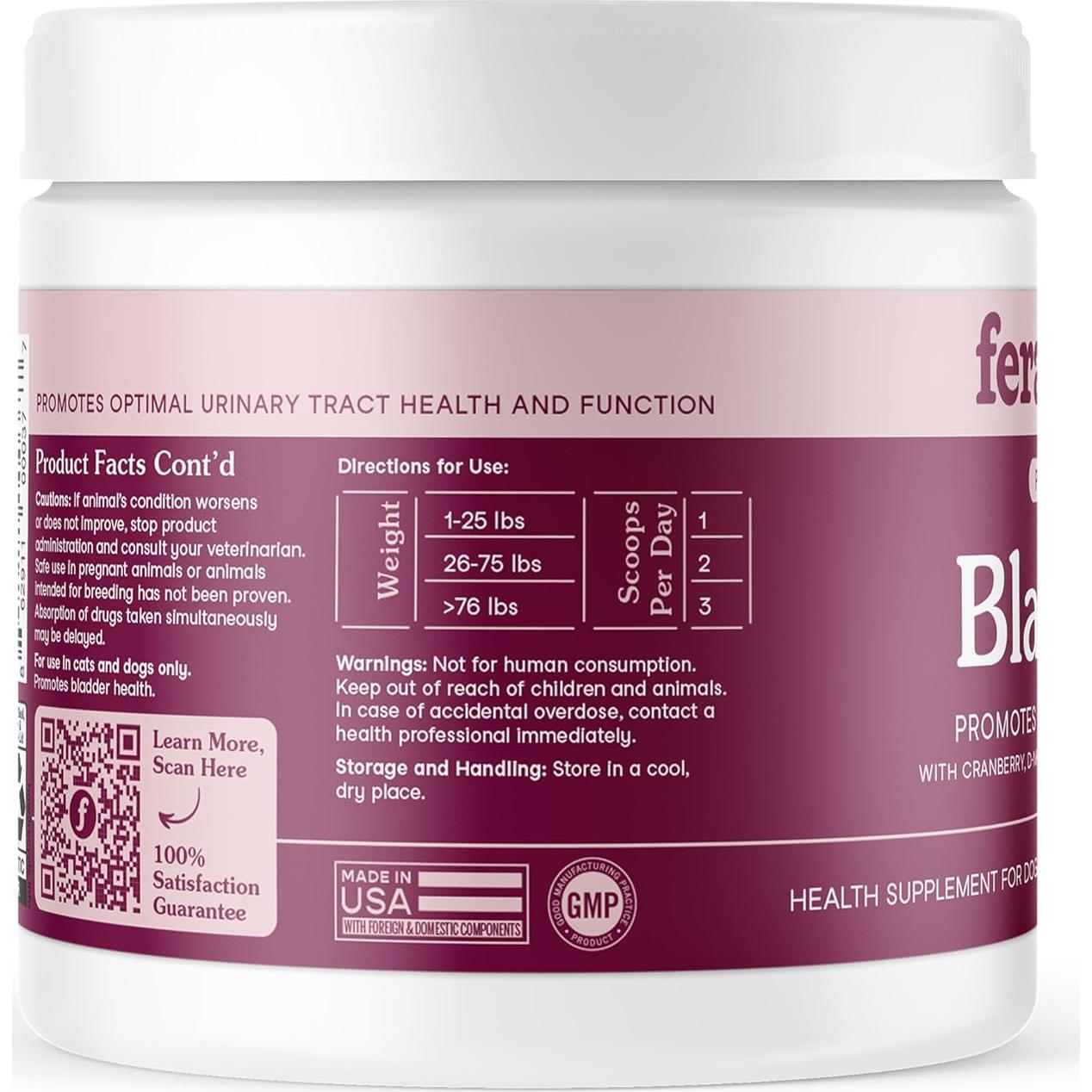 Suplemento de Arándano Fera Pet Organics para Perros y Gatos - 60 Cucharadas