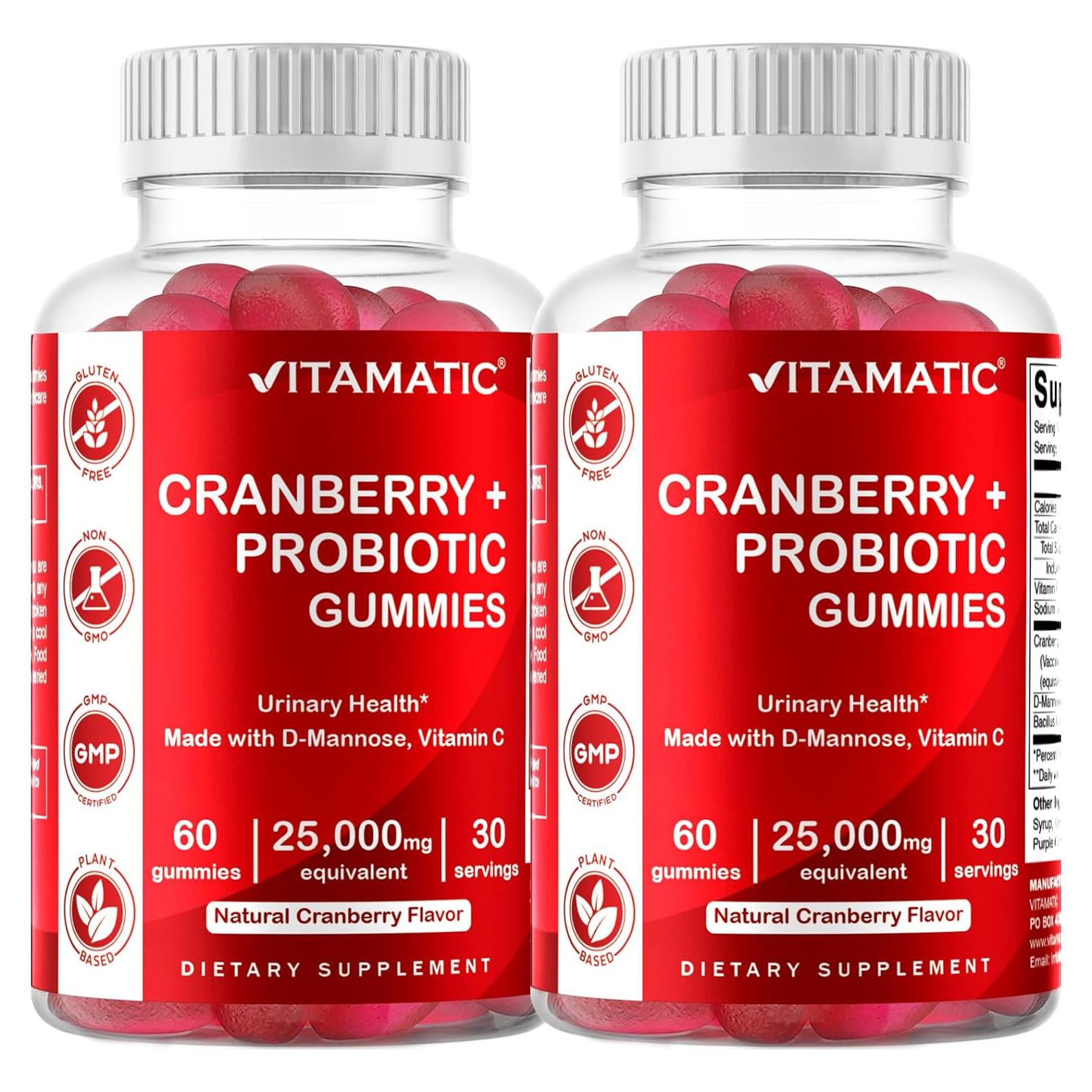 Gominolas Veganas Vitamatic Arándano 60 Unidades 25000mg