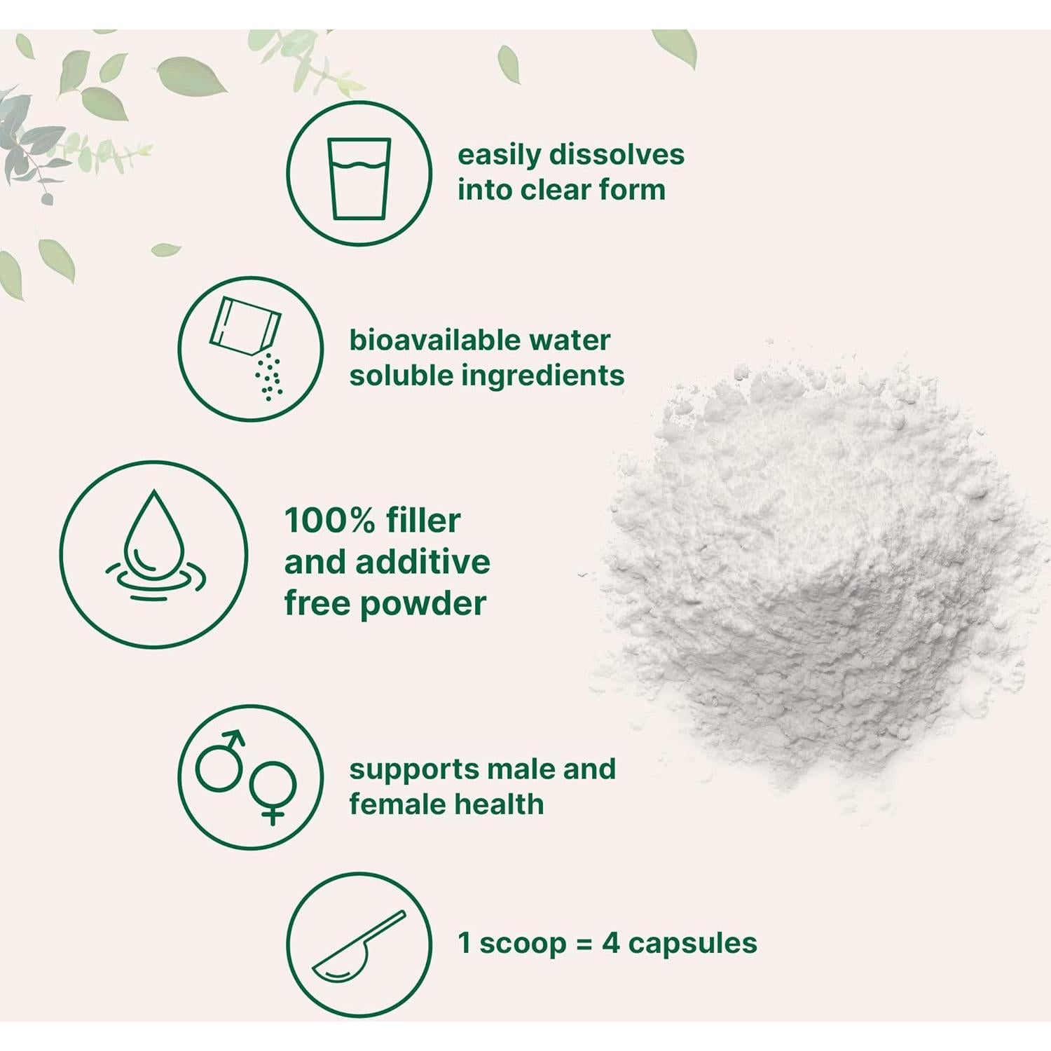 Polvo de D-Mannose Micro Ingredients 340g - Apoyo Urinario