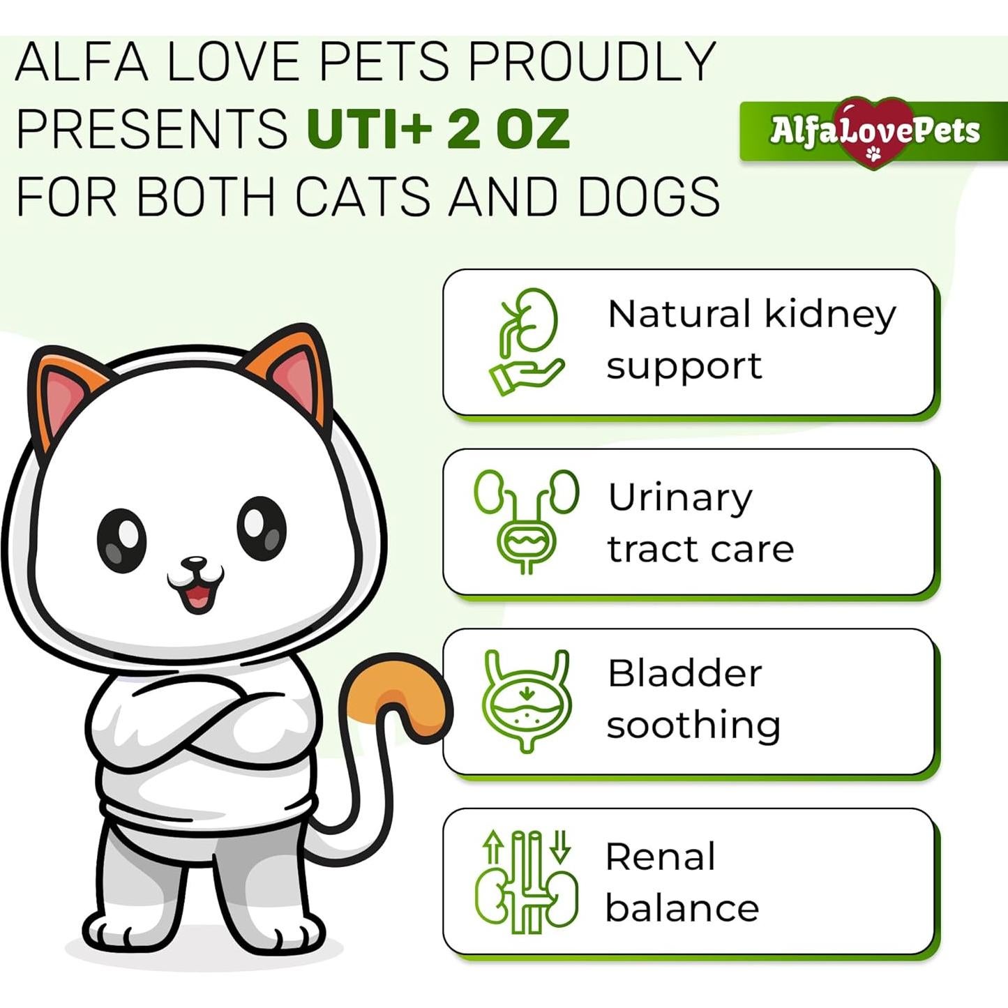 Suplemento UTI para Perros y Gatos Alfa Love Pets 56.7 g