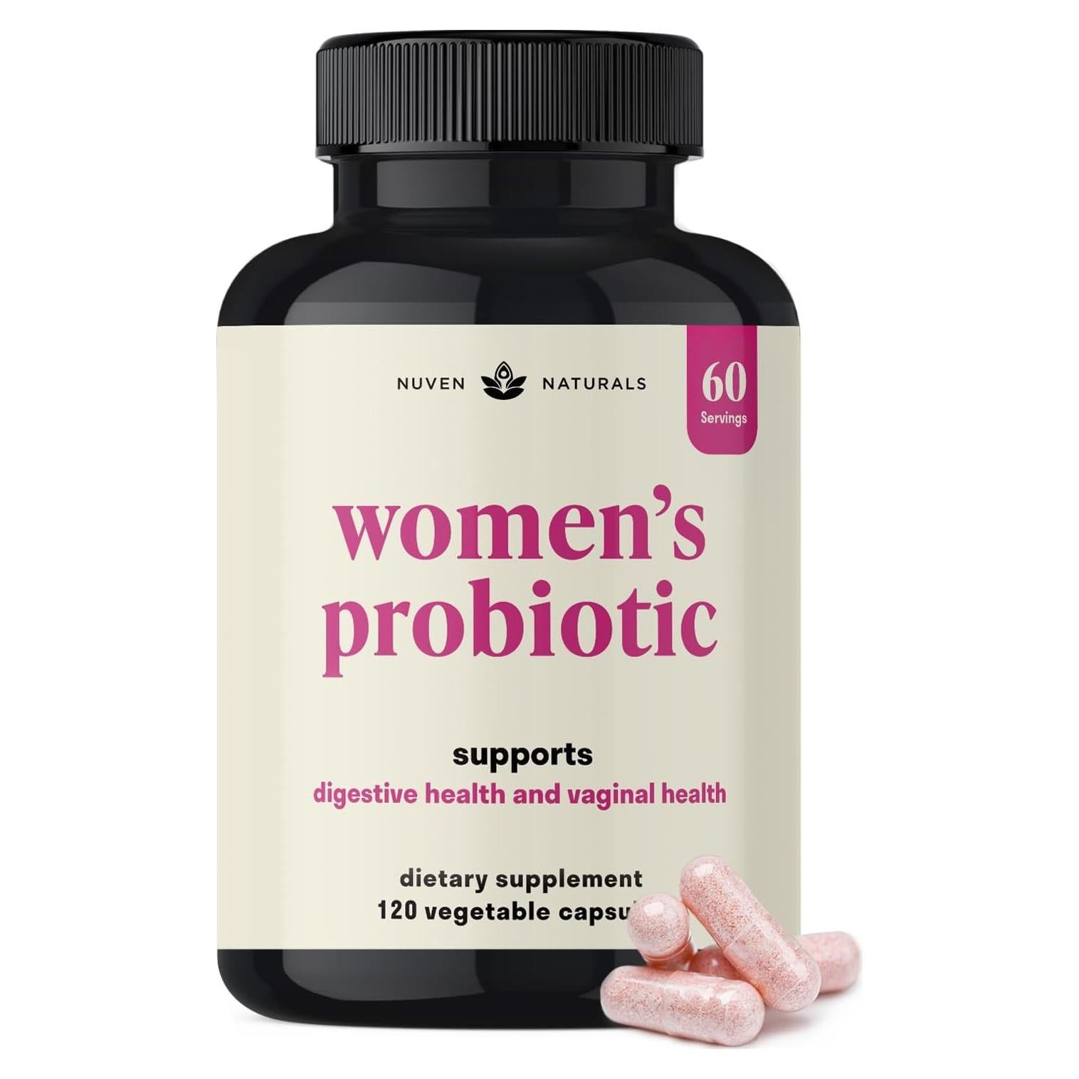 Probiotico 3-en-1 para Mujeres Nuven Naturals 60 Porciones