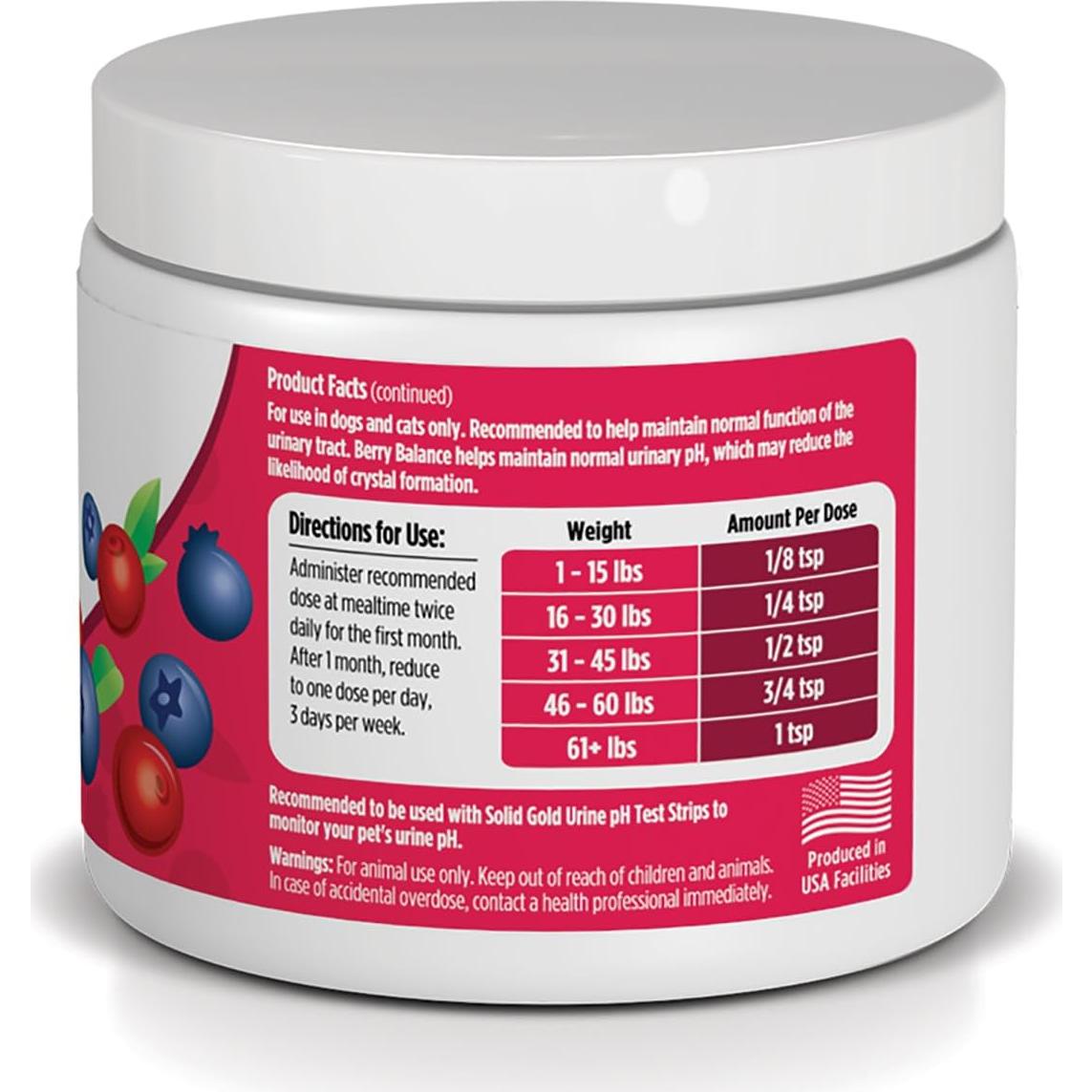 Suplemento en Polvo Solid Gold para UTI - Gatos y Perros 99.22g