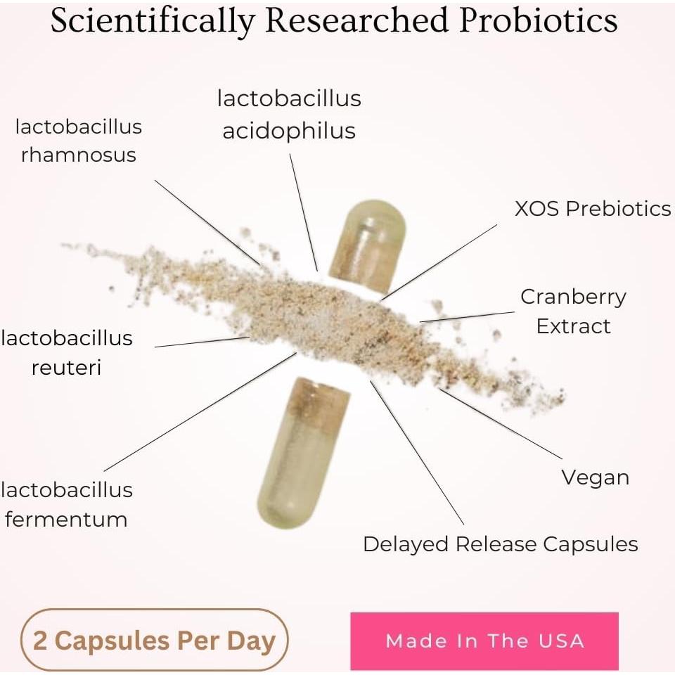 Probioticos Vaginales Healthy Babe 60 Capsulas Veganas