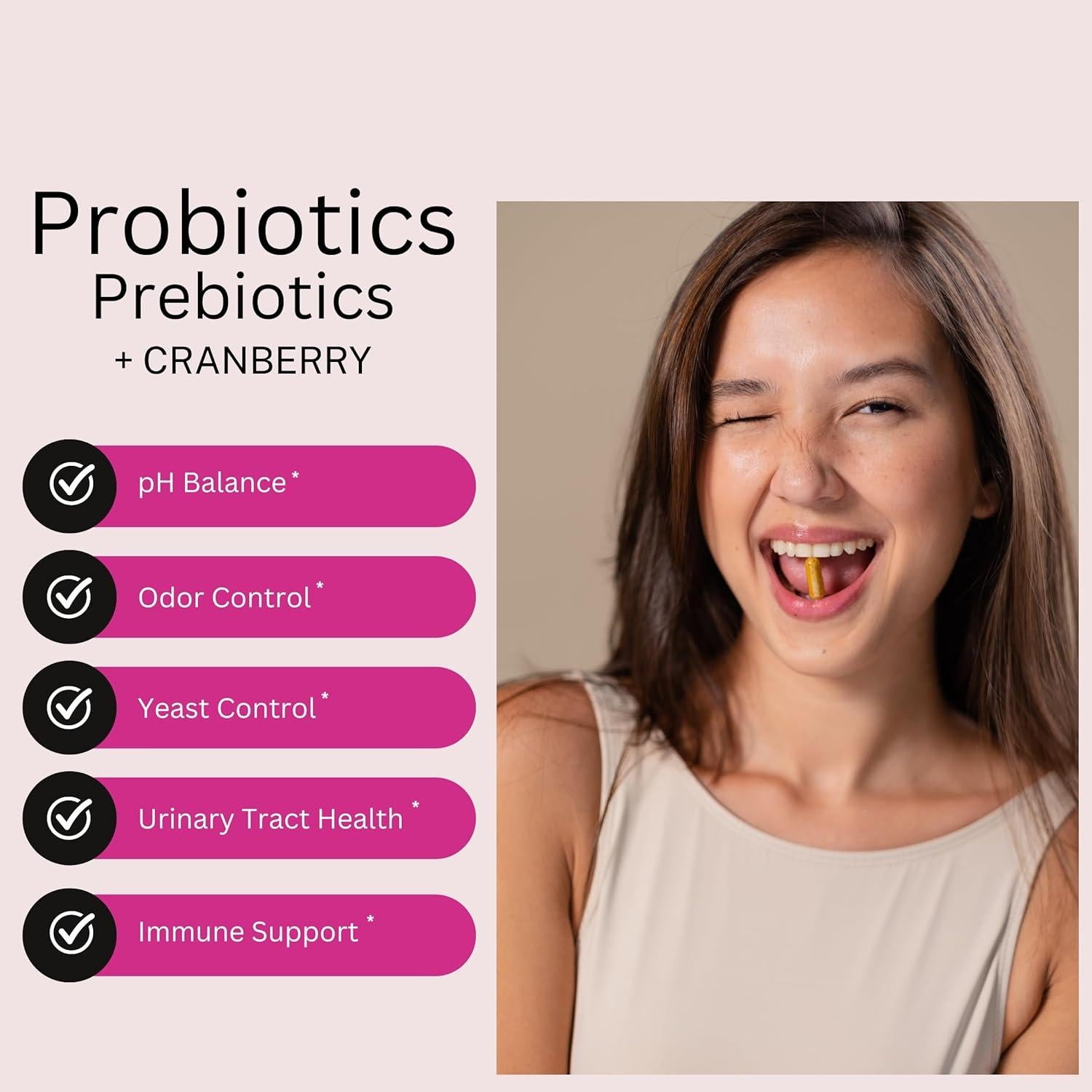 Probioticos Vaginales Healthy Babe 60 Capsulas Veganas