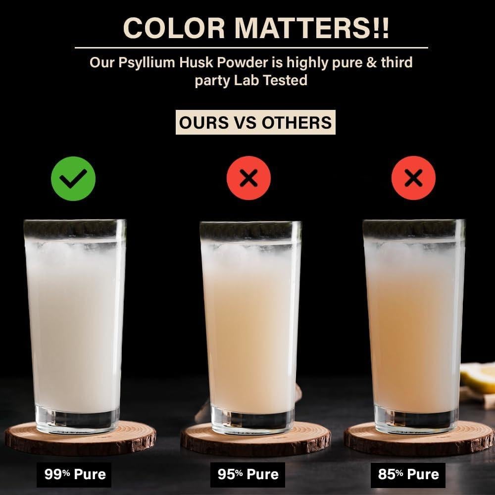 Polvo de cáscara de psyllium Moonee 283g sin gluten keto