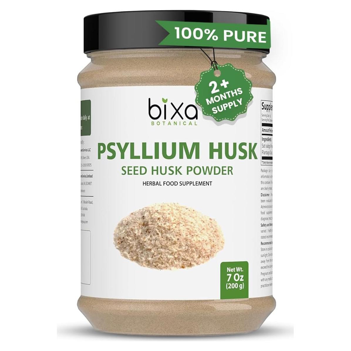 Polvo de Psyllium Bixa 200g - Suplemento Laxante Natural