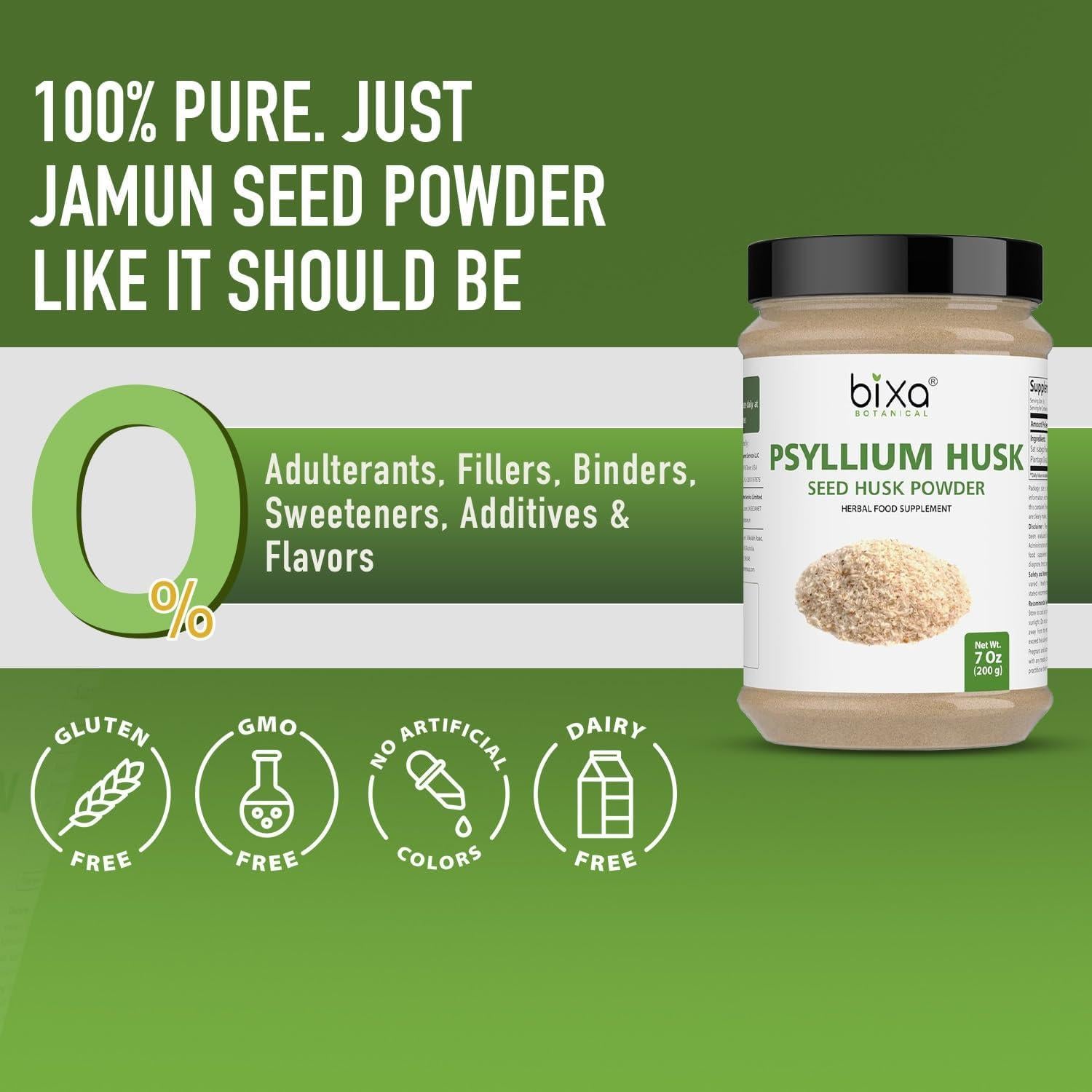 Polvo de Psyllium Bixa 200g - Suplemento Laxante Natural