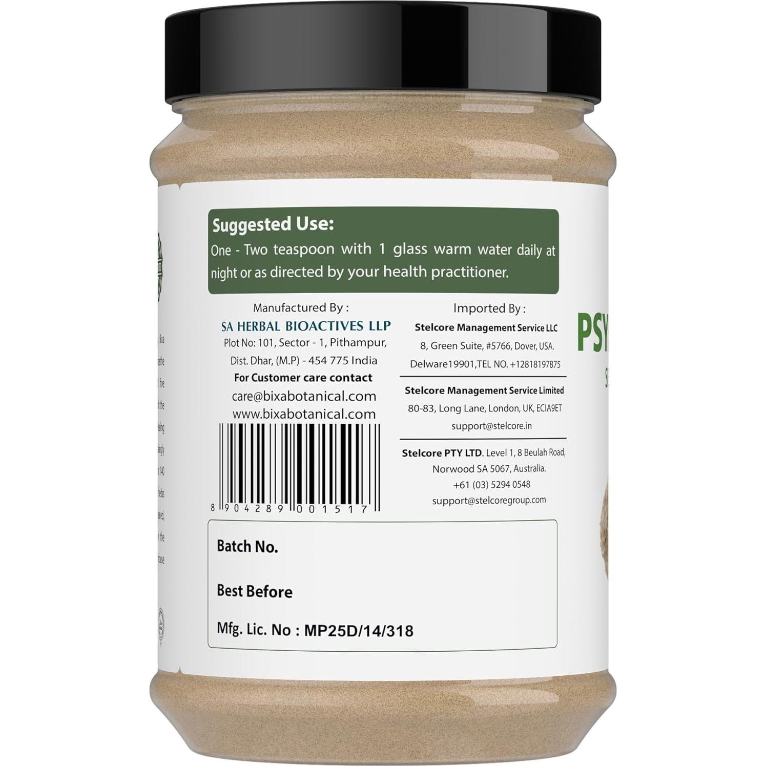 Polvo de Psyllium Bixa 200g - Suplemento Laxante Natural