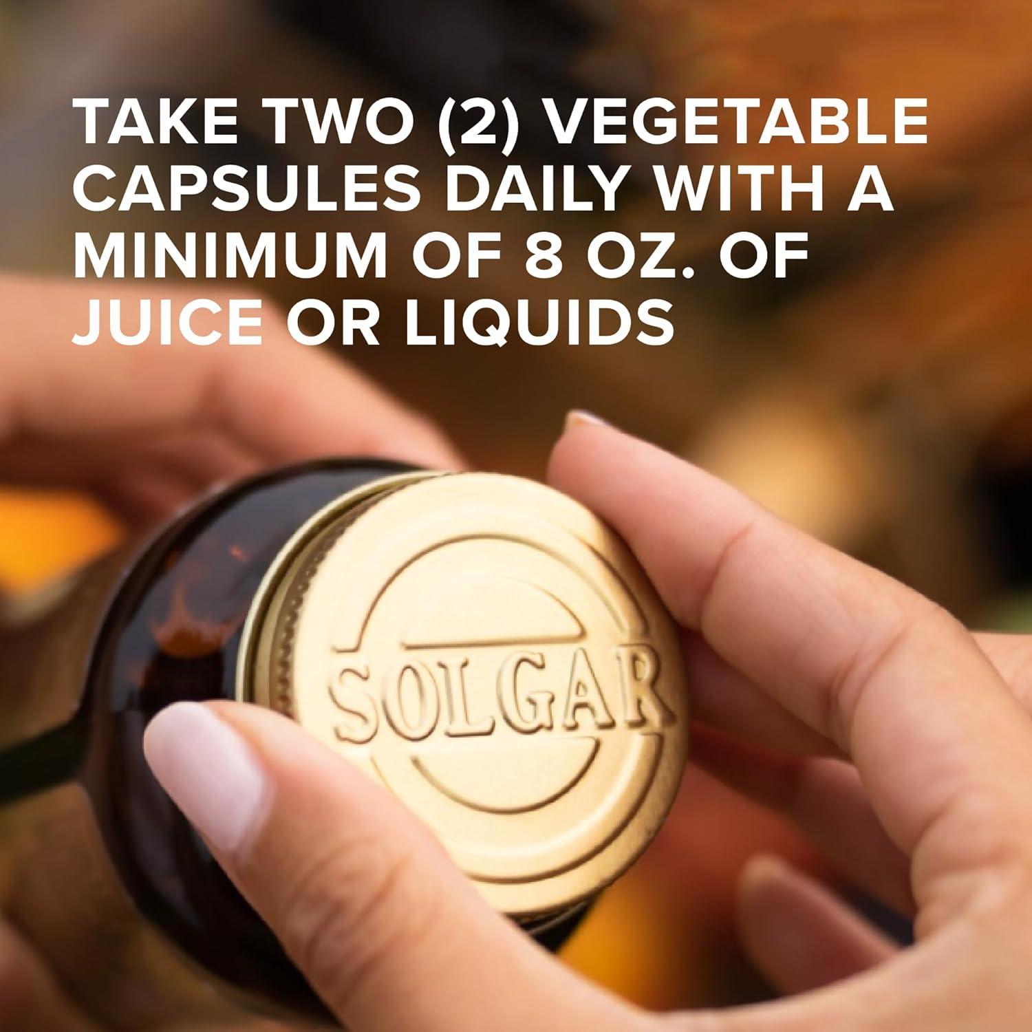 Solgar Psyllium Husks Fiber 500 mg - 200 Cápsulas Veganas