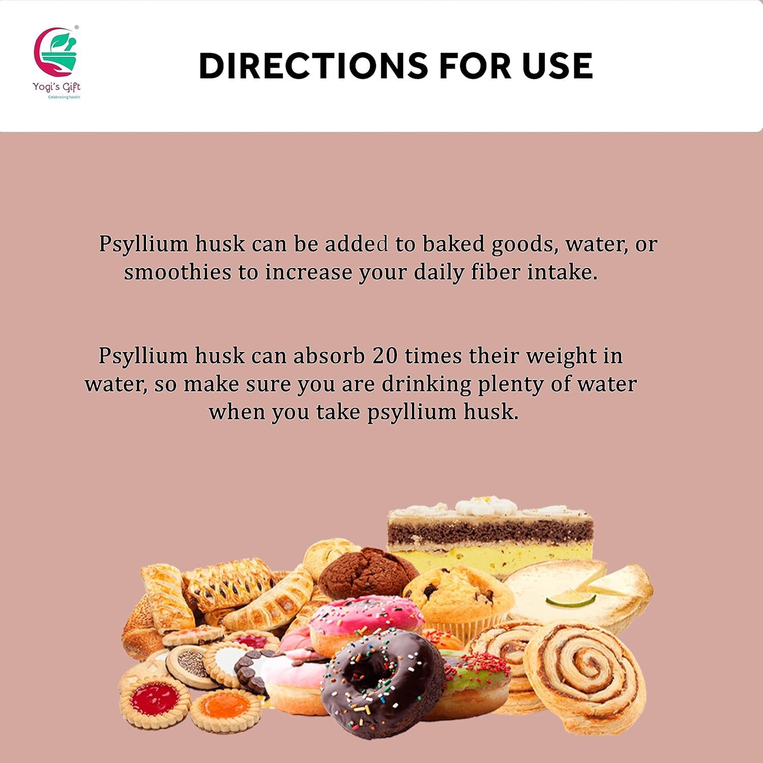 Polvo de cáscara de psyllium 0.91 kg Yogi's Gift - 98% pureza