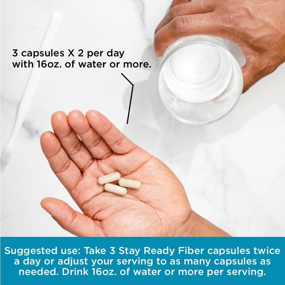 Suplemento de Fibra Vegano Pure for Men 60 Cápsulas