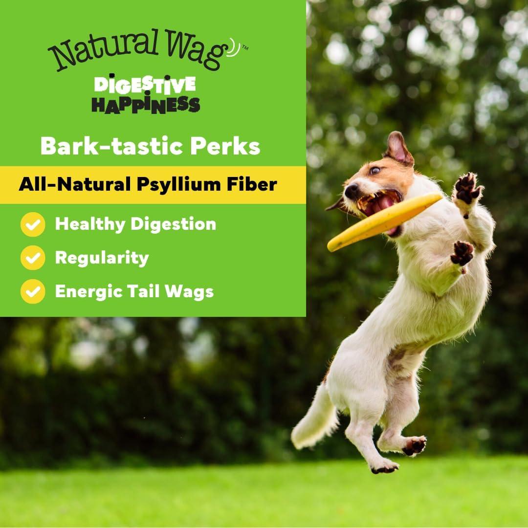 Natural Wag Fibra de Psyllium 100% para Perros 258g - Salud Digestiva