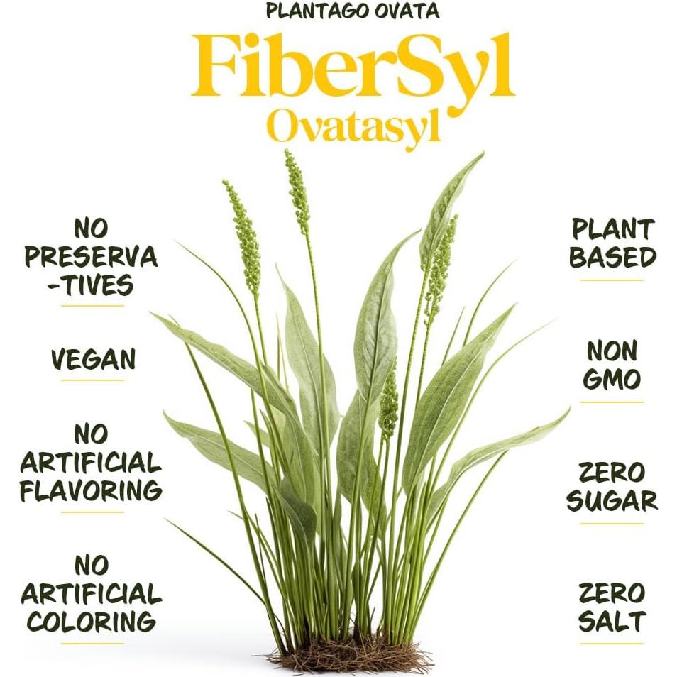 Suplemento de Fibra para Gatos FiberSyl Ovatasyl - 60 Cápsulas