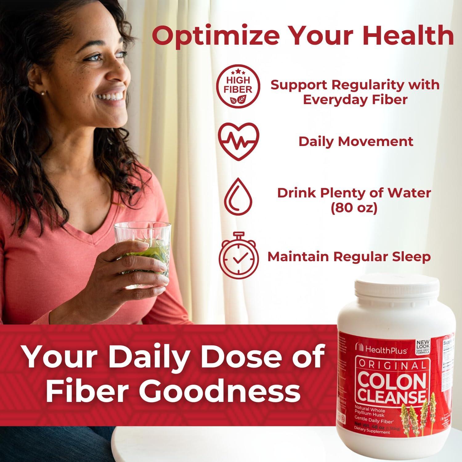 Health Plus Colon Cleanse 1360g | Fibra Natural para Digestión