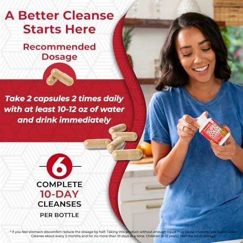 Health Plus Super Colon Cleanse 240 Cápsulas Detox Digestivo