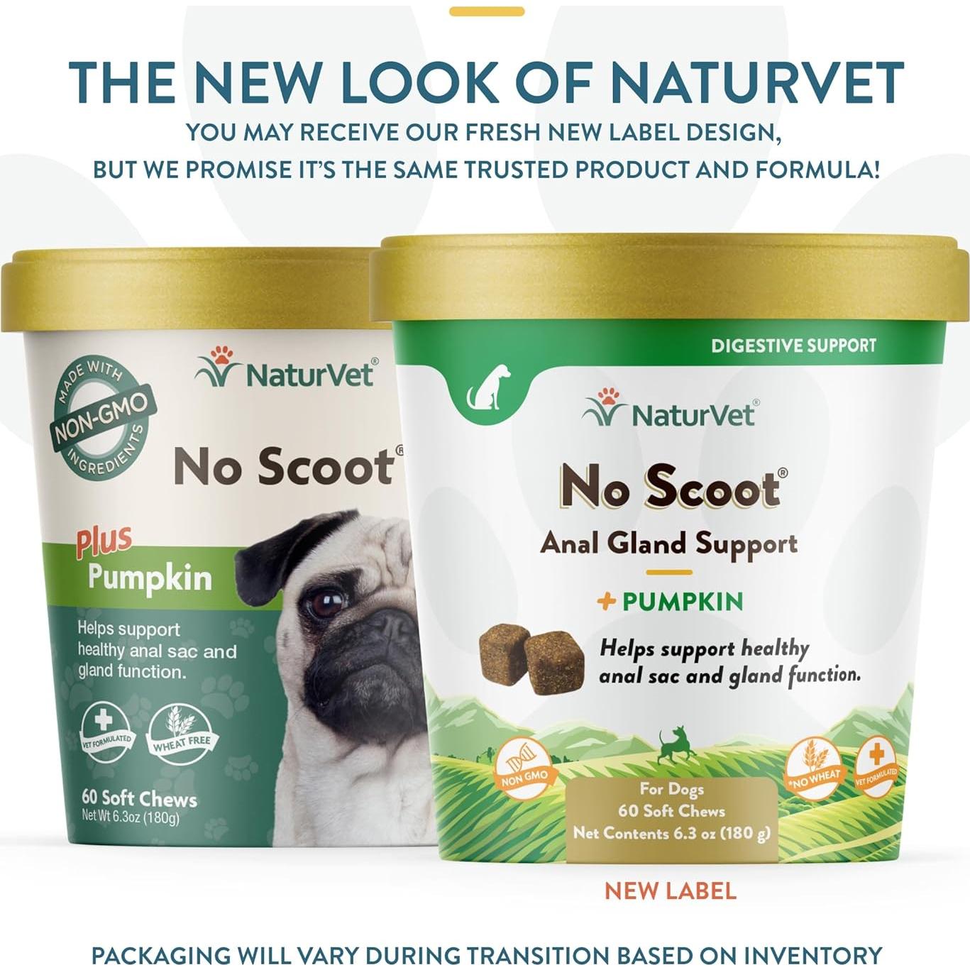 Suplemento para Perros NaturVet No Scoot - 60 Masticables