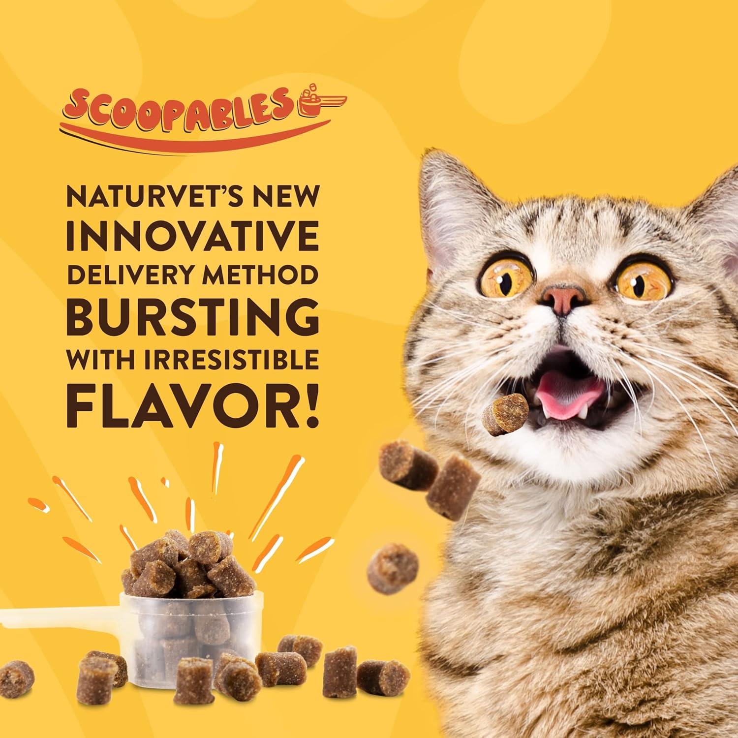 Suplemento para Gatos NaturVet Scoopables 155.9g - Previene Bolas de Pelo
