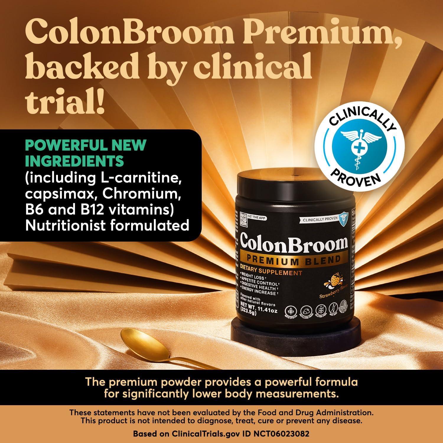 Suplemento de Fibra ColonBroom 323g - Control de Peso y Salud Intestinal