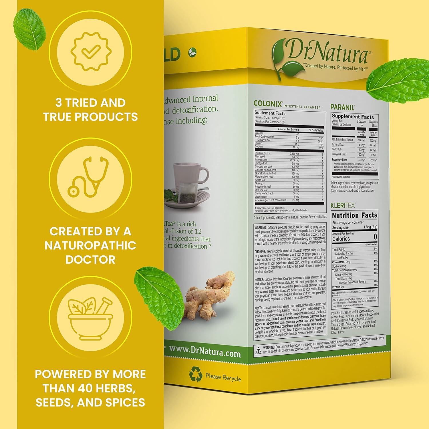 Colonix Kit de Limpieza de Colon Dr Natura - 30 Días (670 g)