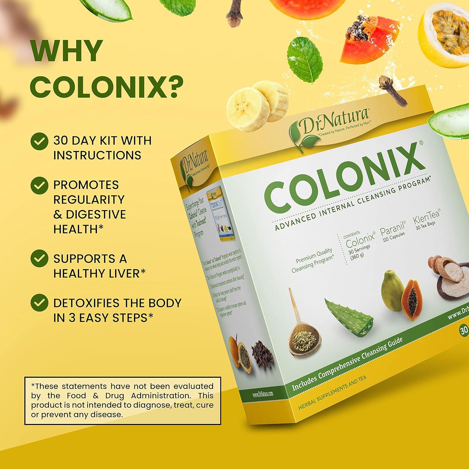 Colonix Kit de Limpieza de Colon Dr Natura - 30 Días (670 g)