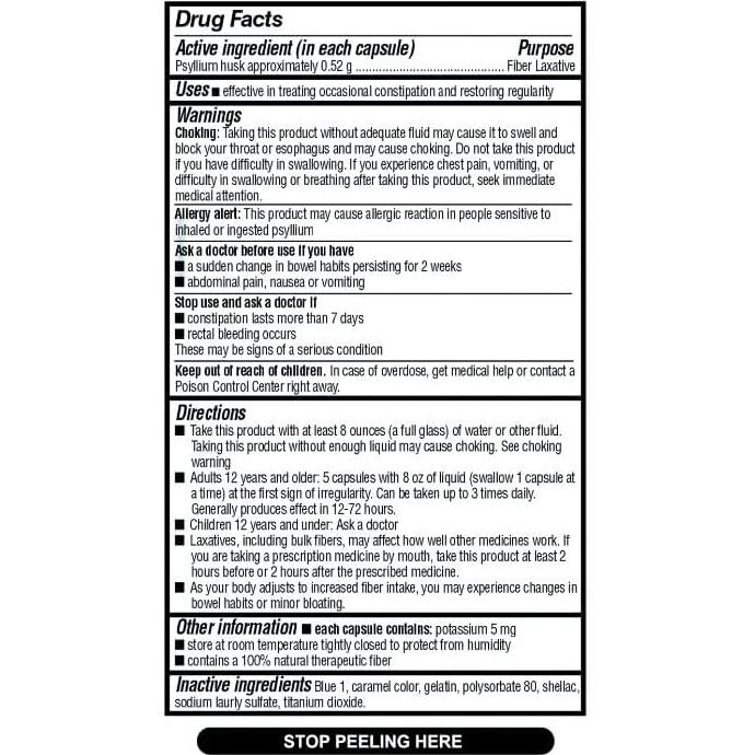 Cápsulas de Fibra Diaria Quality Choice 160 Unidades