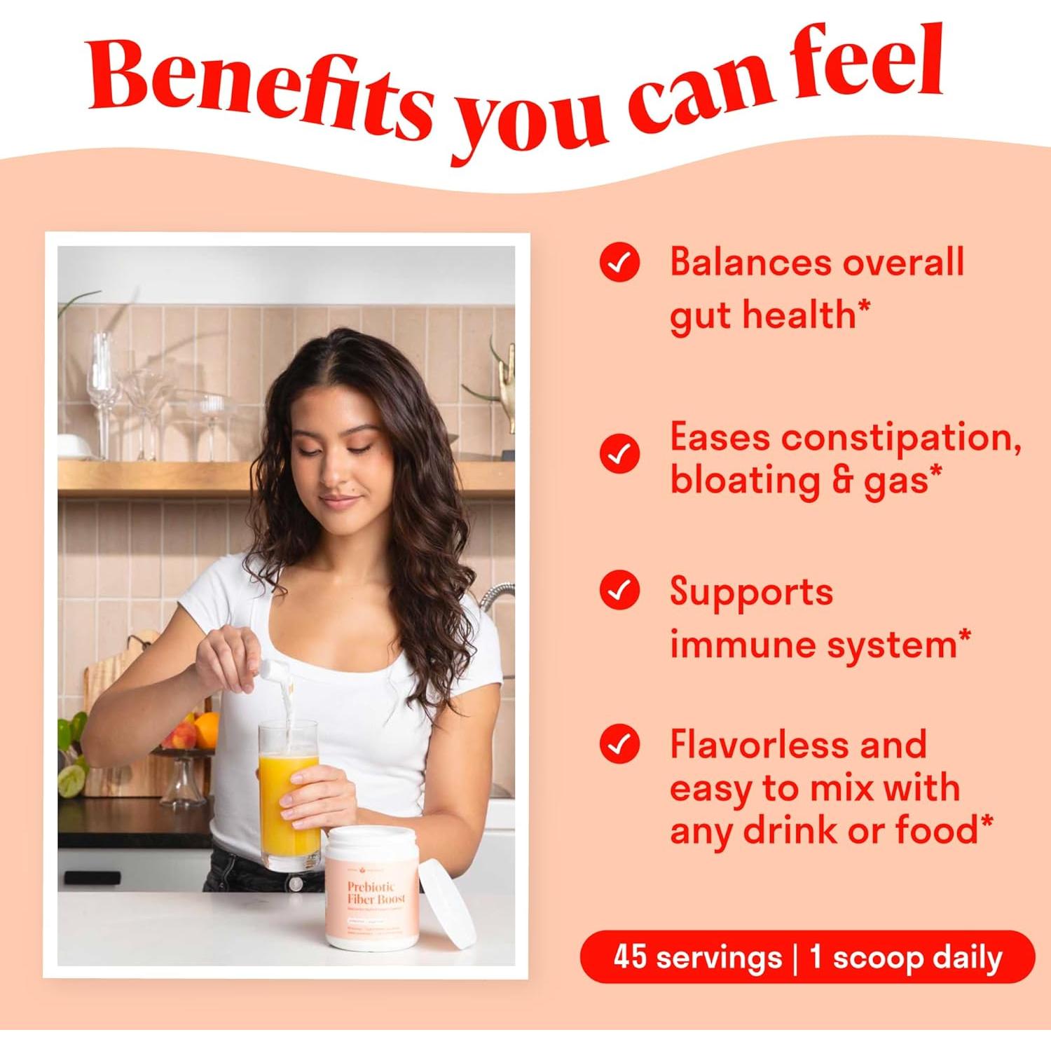 Polvo de Fibra Prebiótica Ruveda Naturals 224g - Sin Sabor