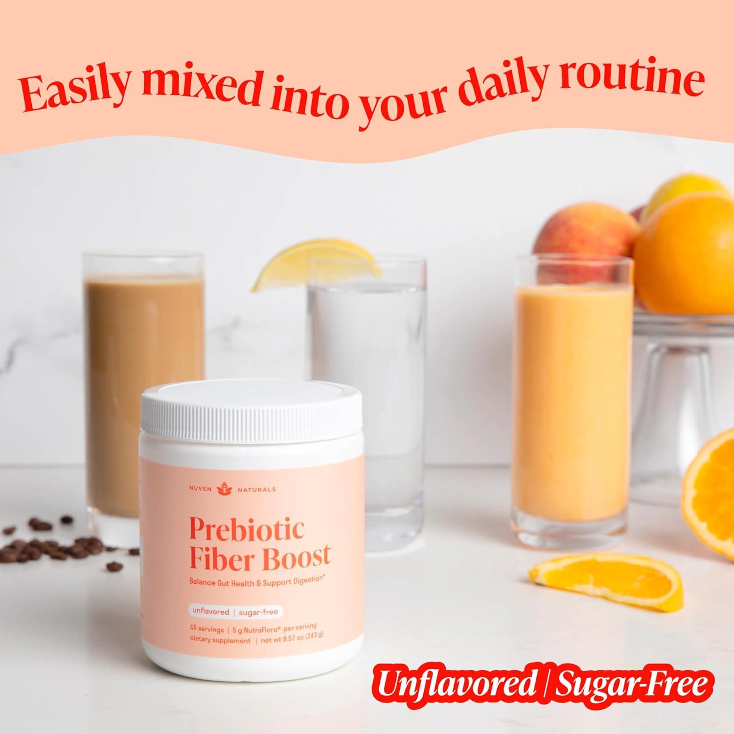 Polvo de Fibra Prebiótica Ruveda Naturals 224g - Sin Sabor