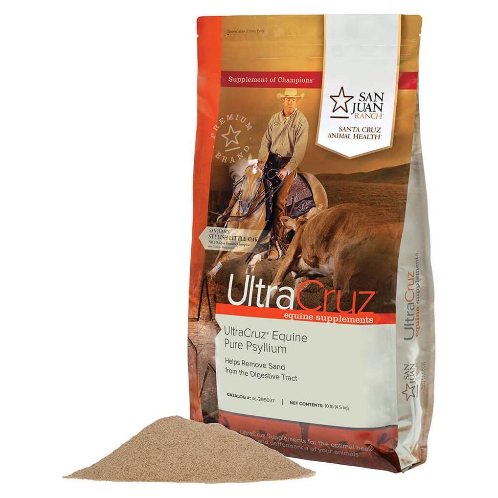 Suplemento de Psyllium Puro UltraCruz para Caballos 4.54 kg