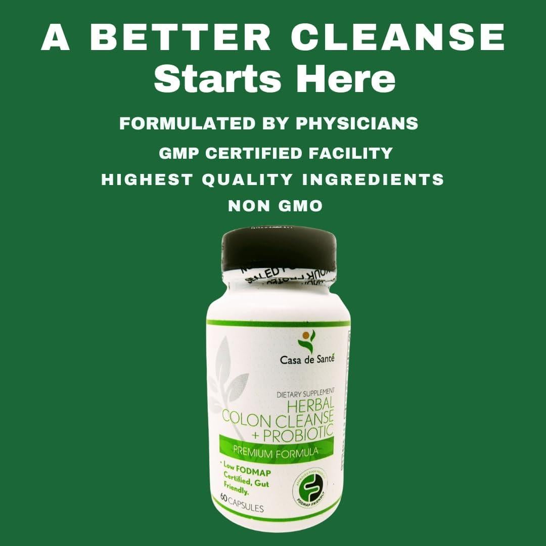 Cápsulas Laxantes Herbales Casa de Sante 60 Unidades Detox