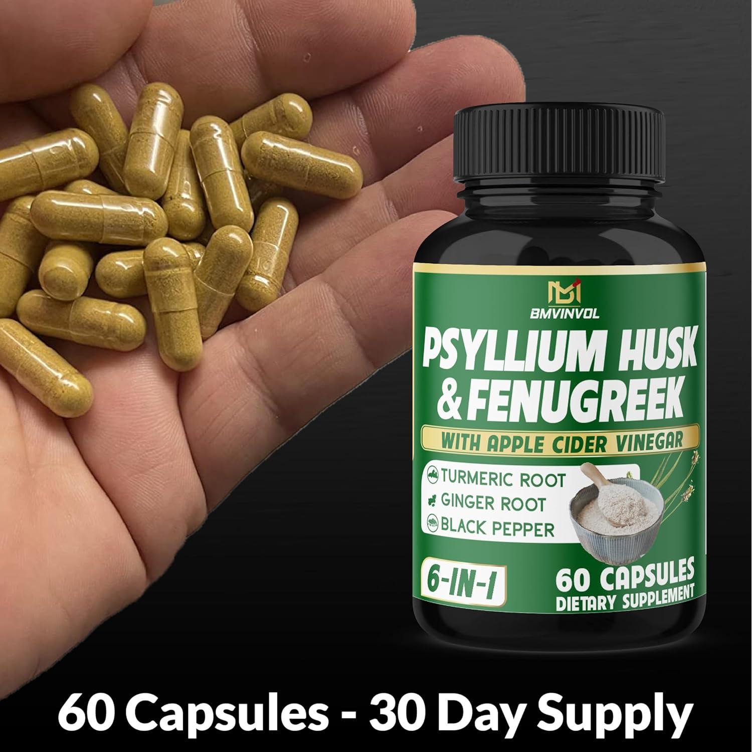 Suplemento Digestivo 6en1 BMVINVOL - 60 Cápsulas de Fibra