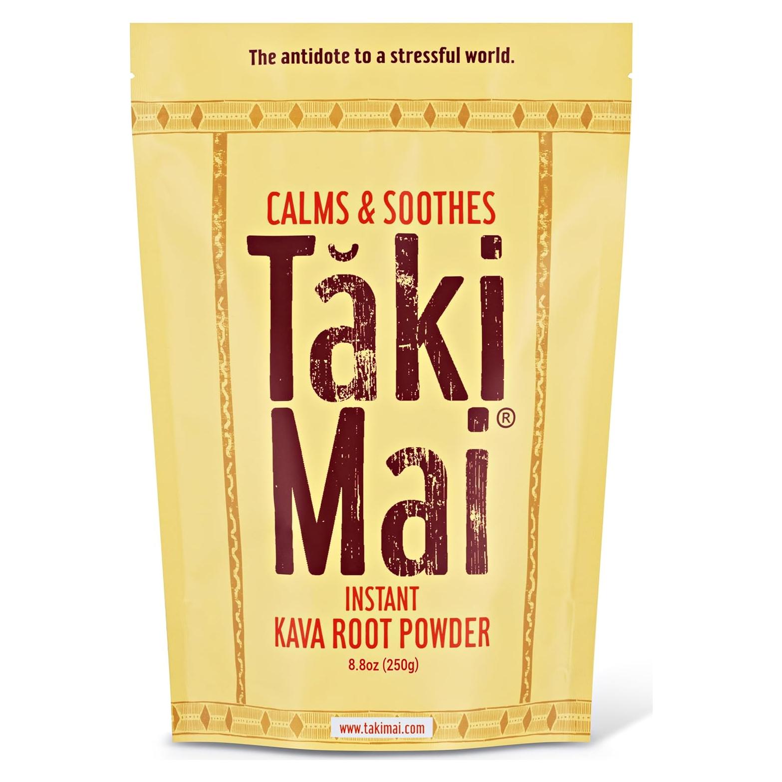 Polvo de Kava Kava Instantáneo Taki Mai 250g - Raíz Premium para Relajación