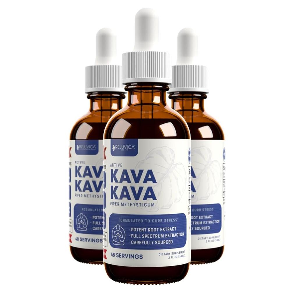 Suplemento Líquido de Kava Kava Rejuvica - 144 Porciones