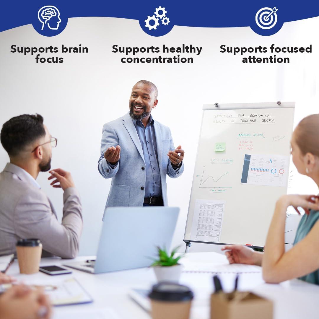 LifeSeasons Focus-R - Suplemento para Concentración - 60 Cápsulas