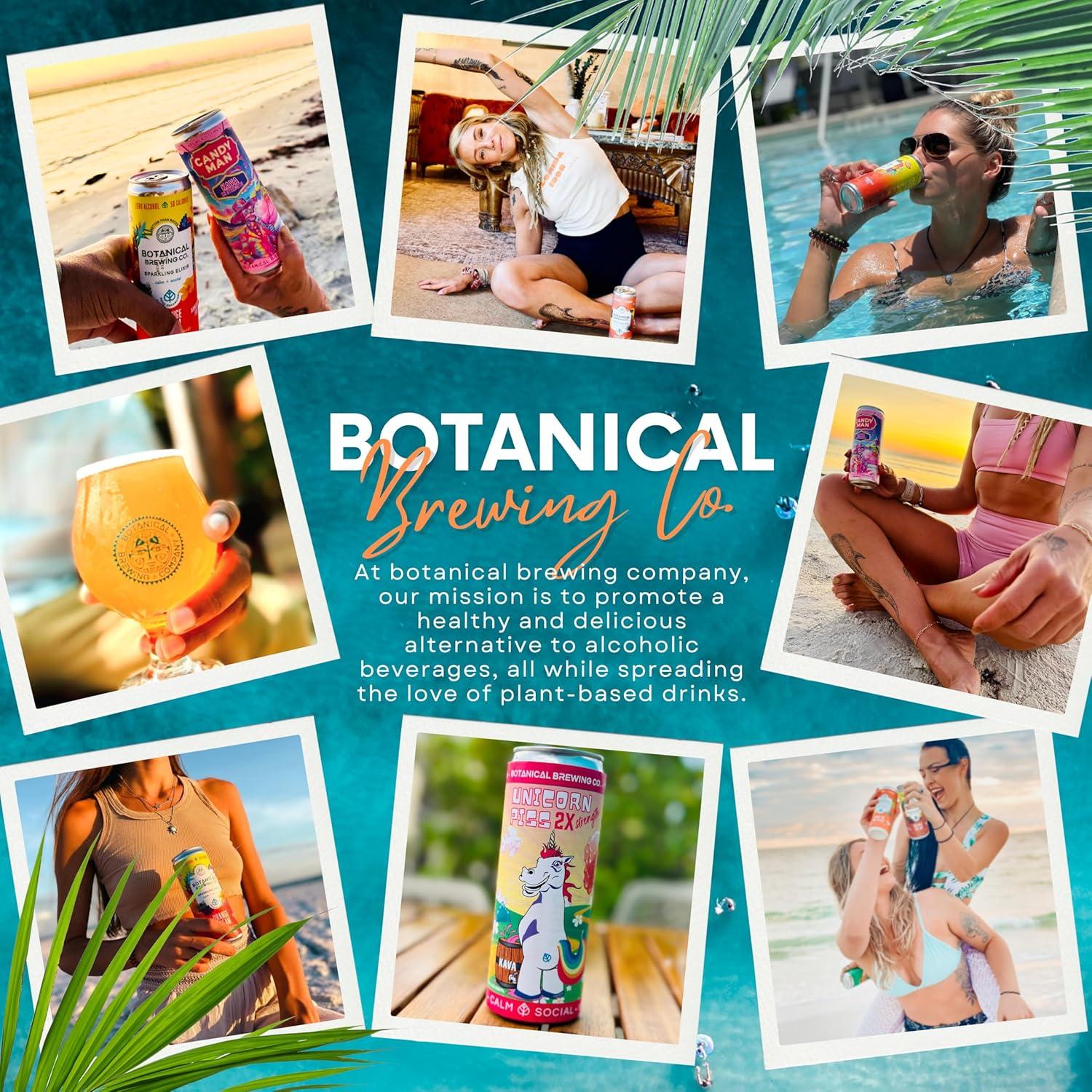 Bebida Espumosa de Kava Unicorn P Botanical Brewing 355 ml 4 Latas