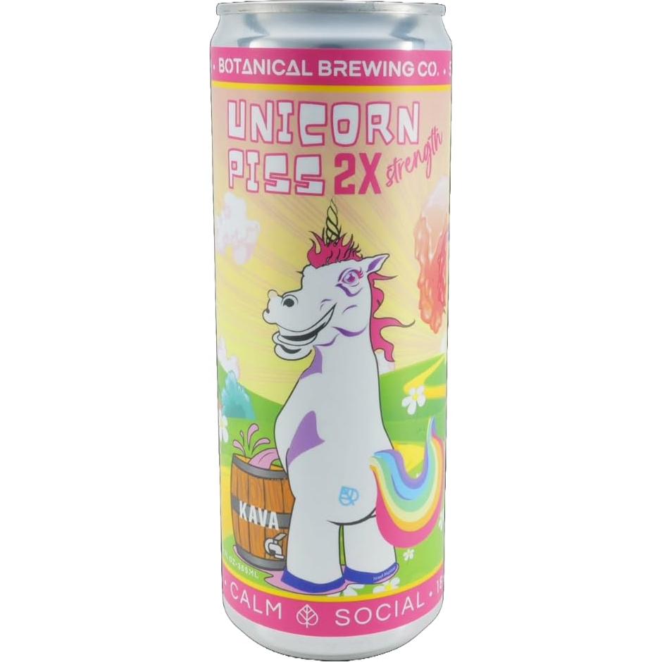 Bebida Espumosa de Kava Unicorn P Botanical Brewing 355 ml 4 Latas