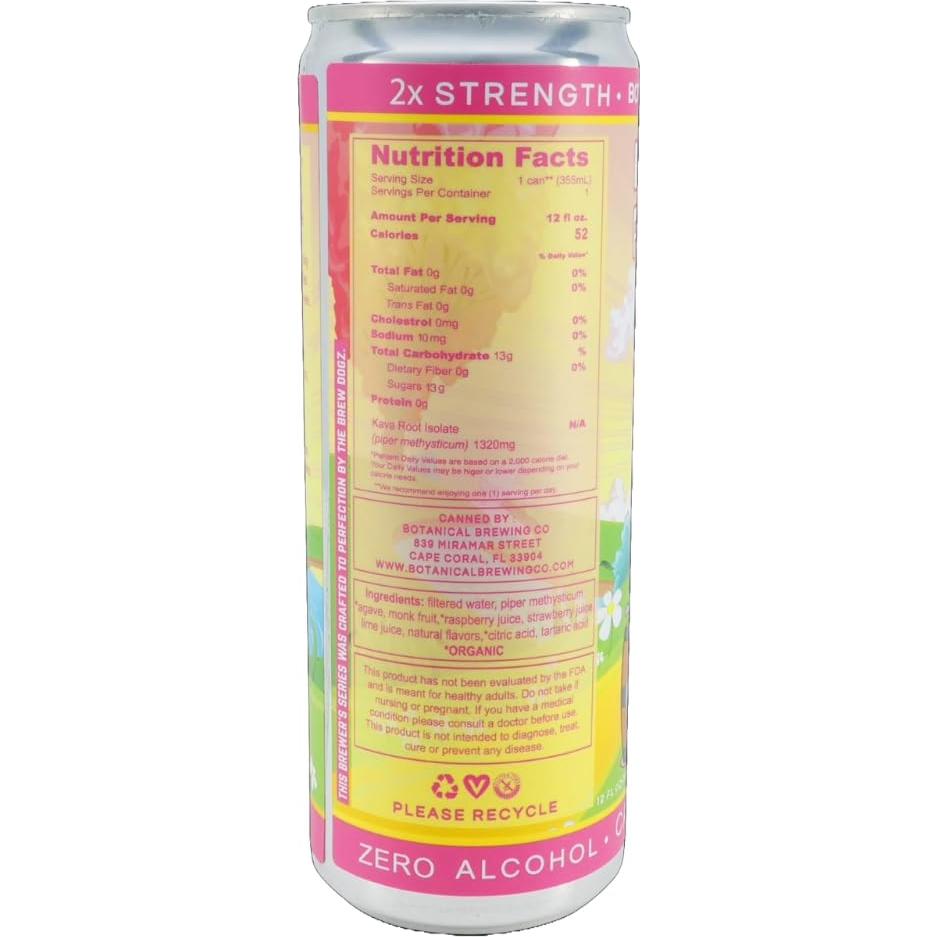 Bebida Espumosa de Kava Unicorn P Botanical Brewing 355 ml 4 Latas